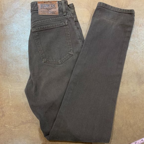 Edwin Denim - VINTAGE Edwin Mom-Jeans, Brown, Women's Size 29 (runs SMALL!!!)